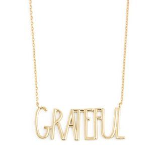 RAE DUNN 14k Gold Plated Necklace